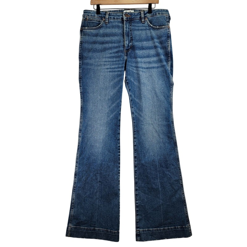 Wrangler Retro Bailey High Rise Trouser Jean Women’s 32×36 Blue Western