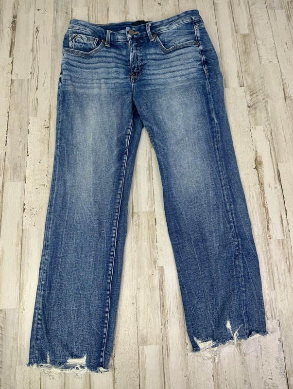 Buckle Black Fit No. 53 Cropped Straight Jeans Womens 31×28 Blue Denim