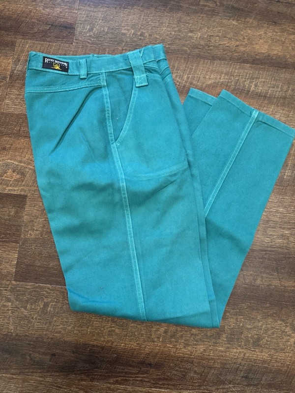 Vintage Rocky Mountain Teal High Rise Jeans 29/9 Size 0 Or 00 Western 80’s 90’s
