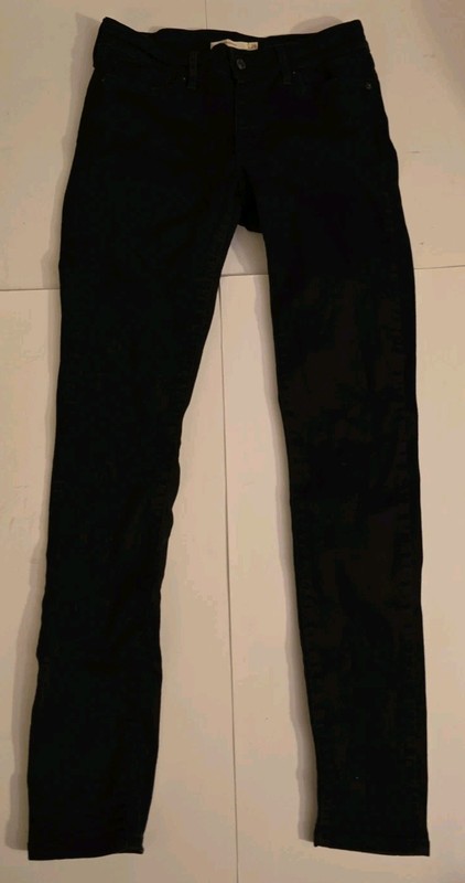 Levi’s 711 Skinny Women’s Jeans W29 L32 Black Stretch Mid Rise Pakistan