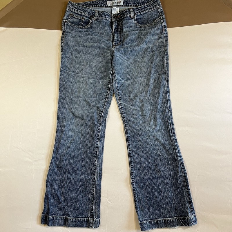 Faded Glory Stretch Flared Jeans AS IS