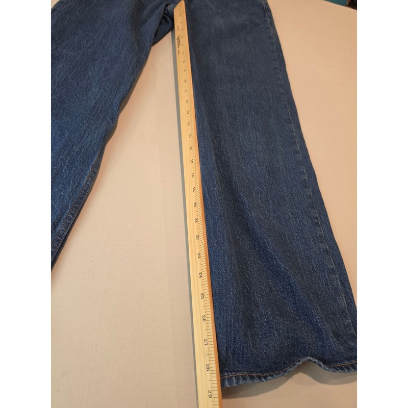 Abercrombie & Fitch Curve Love The 90s Relaxed Jean High Rise Blue 30 Regular gallery
