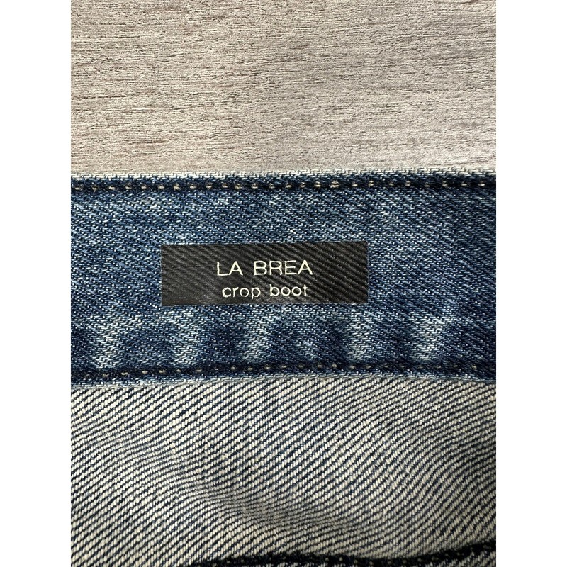 Modern American La Brea Crop Boot Jeans Raw Hem Size 31 gallery