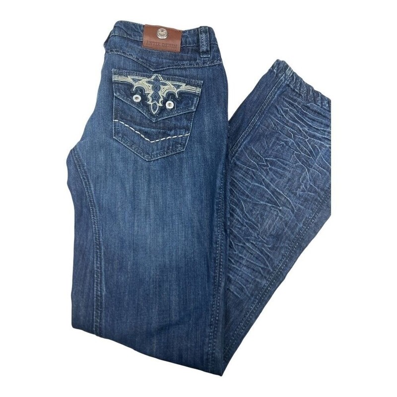 Antik Denim Jeans Womens 30 Bootcut Y2K Embellished Western Dark Wash