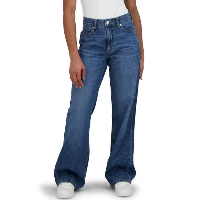Aeropostale Women’s High Rise Wide Leg Jean Size 12 Dark Wash – New with Tags