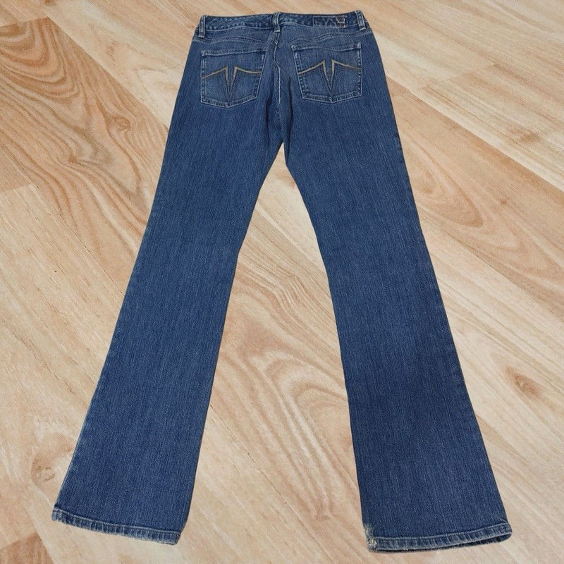 VTG Sergio Valente Patchwork Bootcut Jeans Women's Size 28 Medium Wash 28x33 gallery