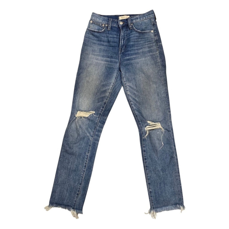 Madewell The Perfect Vintage Jean Women’s Blue Medium Wash Straight High Rise