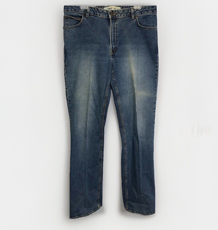 Vintage Gap Bootcut Jeans Women’s 14L Blue Denim Stretch Mid Rise Western Y2K