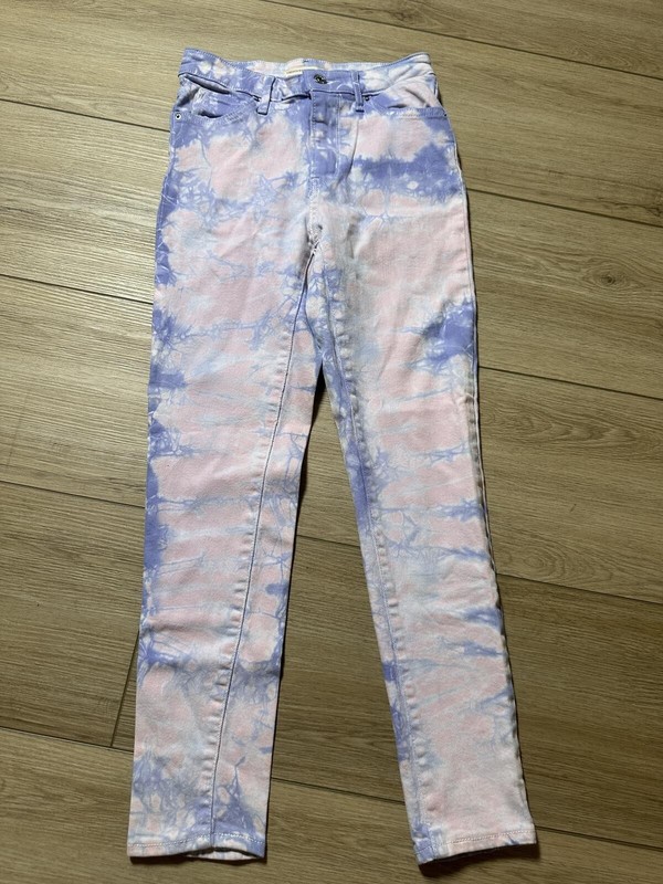 Levi’s 721 High Rise Skinny Ankle Jeans Size 26 Tie-Dye Pastel Wash