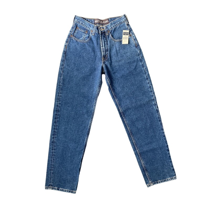 Vintage 90s NWT Nautica Jeans High Rise Relaxed Denim Retro Streetwear 28×32