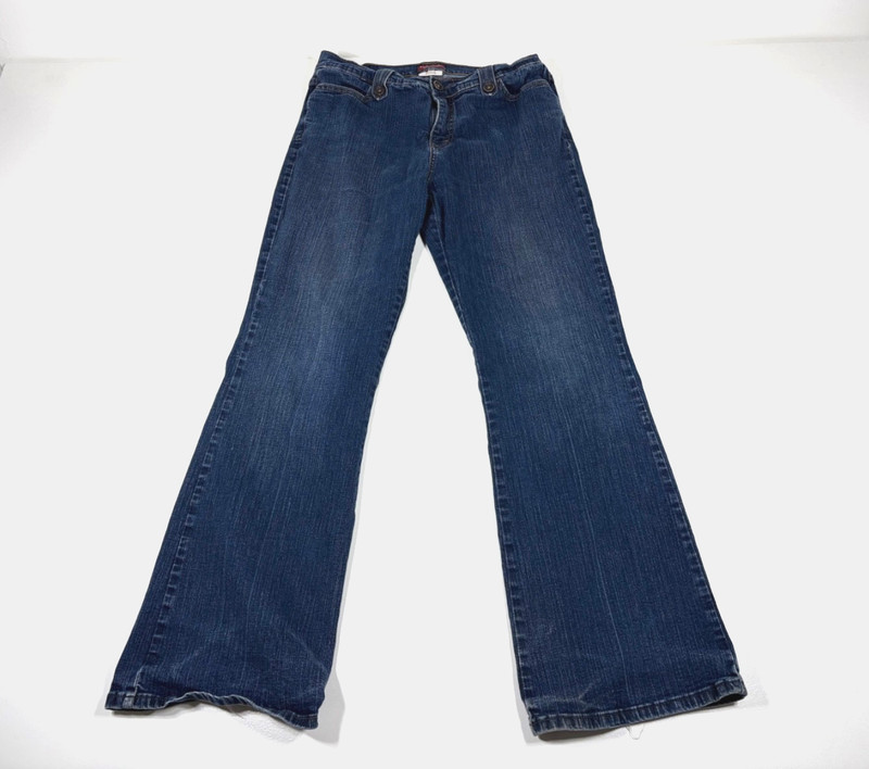 Levis Jeans Womens 14 Medium Flares Blue Denim Vintage Perfectly Slimming