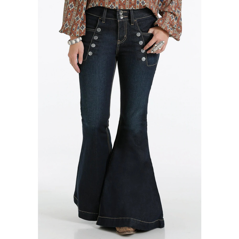 Cruel Denim® Ladies Hannah Far-Out Rinse Flare Jeans CB18554071