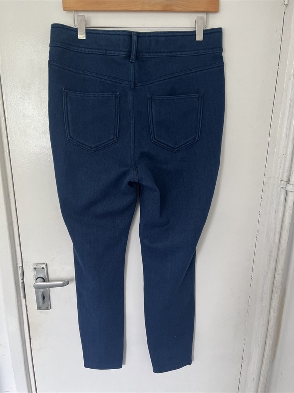 Next Blue Jersey Full Length Legging Heggings Size 14 R gallery