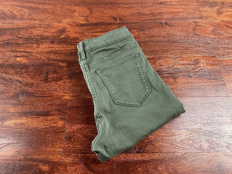 &DENIM Skinny Ankle Mid Rise Green Denim Jeans Women’s Size 29