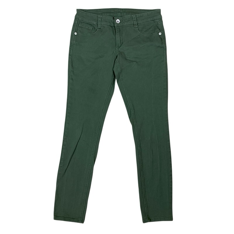 Alloy Apparel Green Stretch Skinny Jeans Pants Women’s 13×32 Casual Cotton Blend