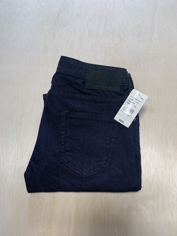Big Star Womens Pride Low Rise Boot Cut Jeans Blue Size 27L Approx 28x34