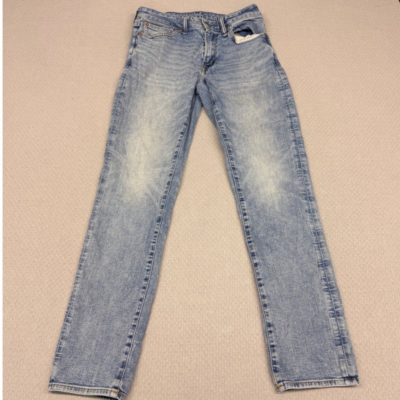 American Eagle Jeans 29×32 Light Wash Denim Slim Fit Casual 90s Grunge
